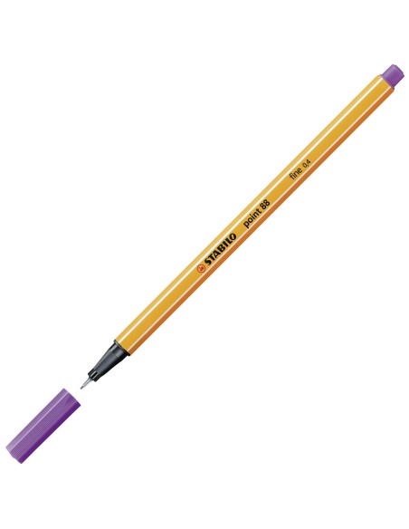  C/10 STABILO POINT 88 VIOLETA Nº55 PUNTA DE FIBRA 0,4MM. 